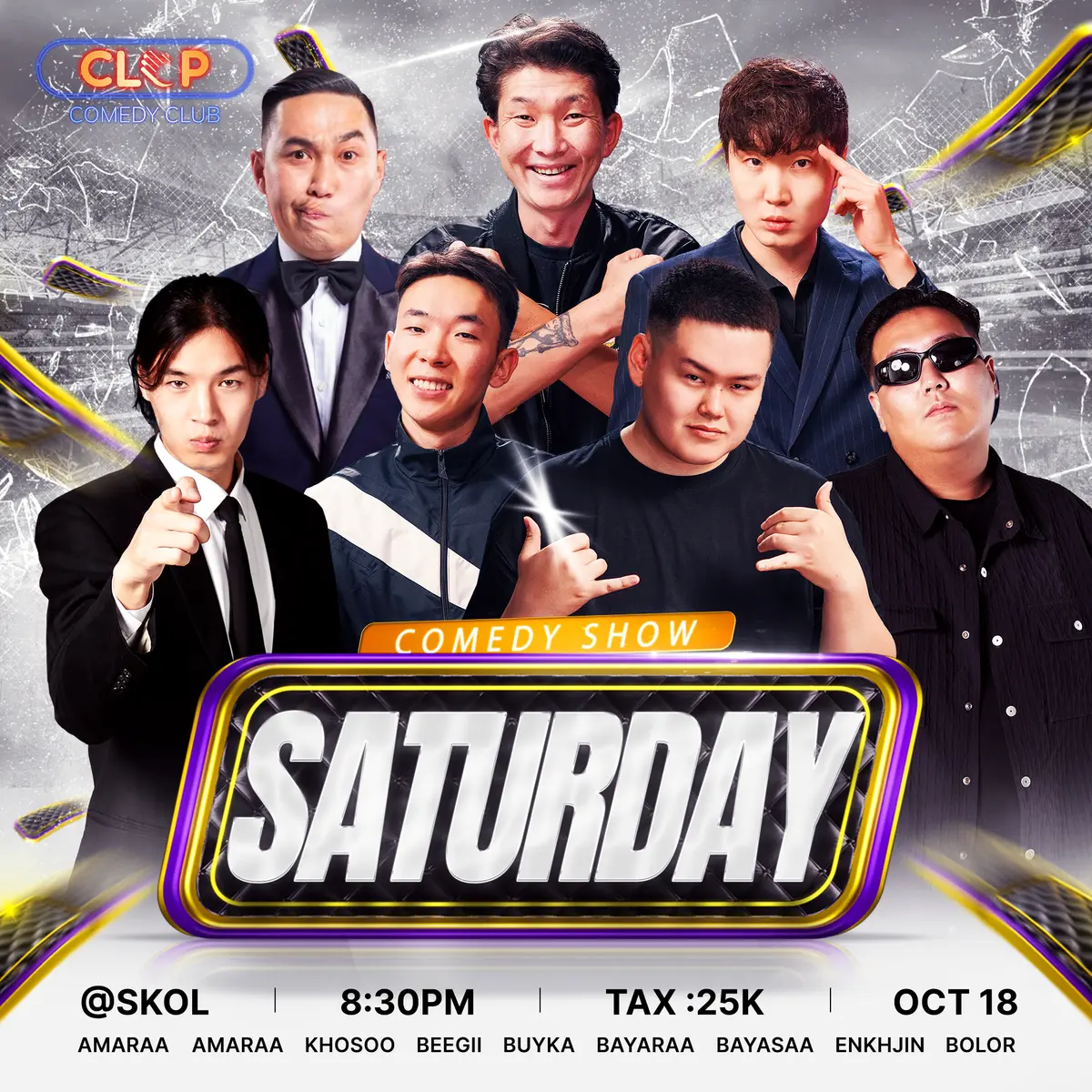 Saturday comedy show