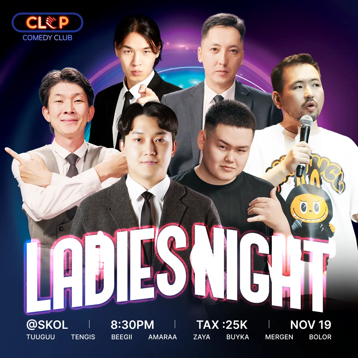 Ladies night comedy show