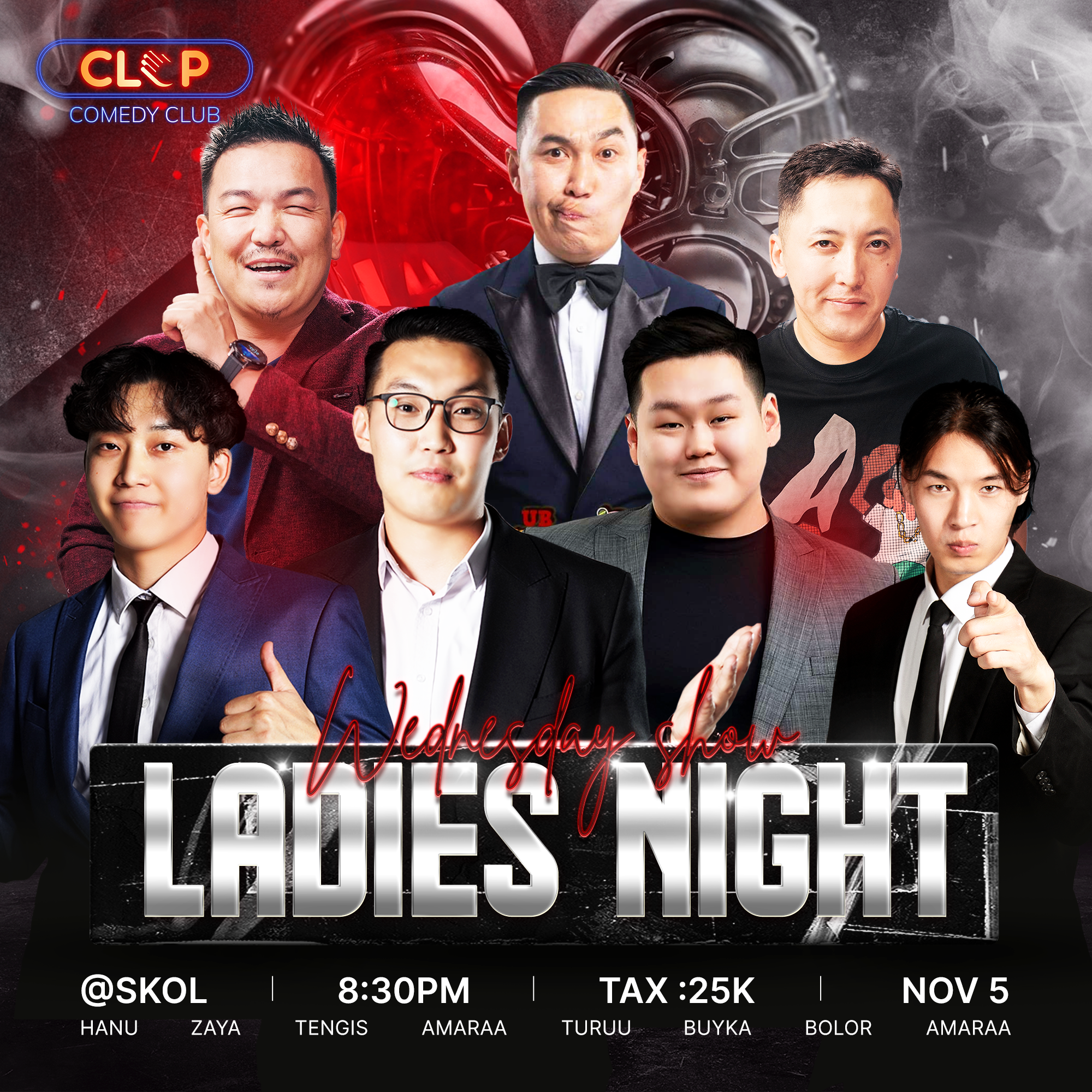 Ladies night comedy show