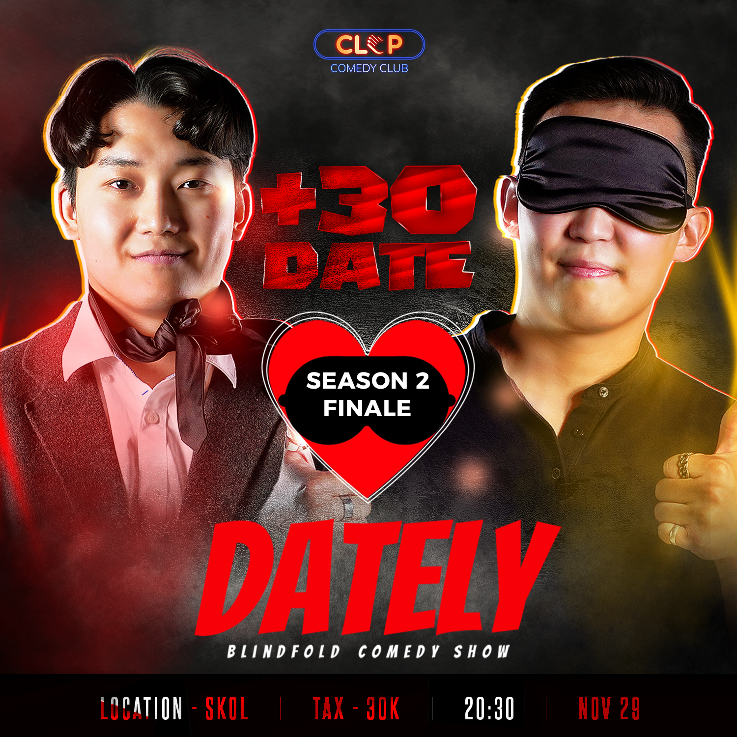 Dately show +30 date