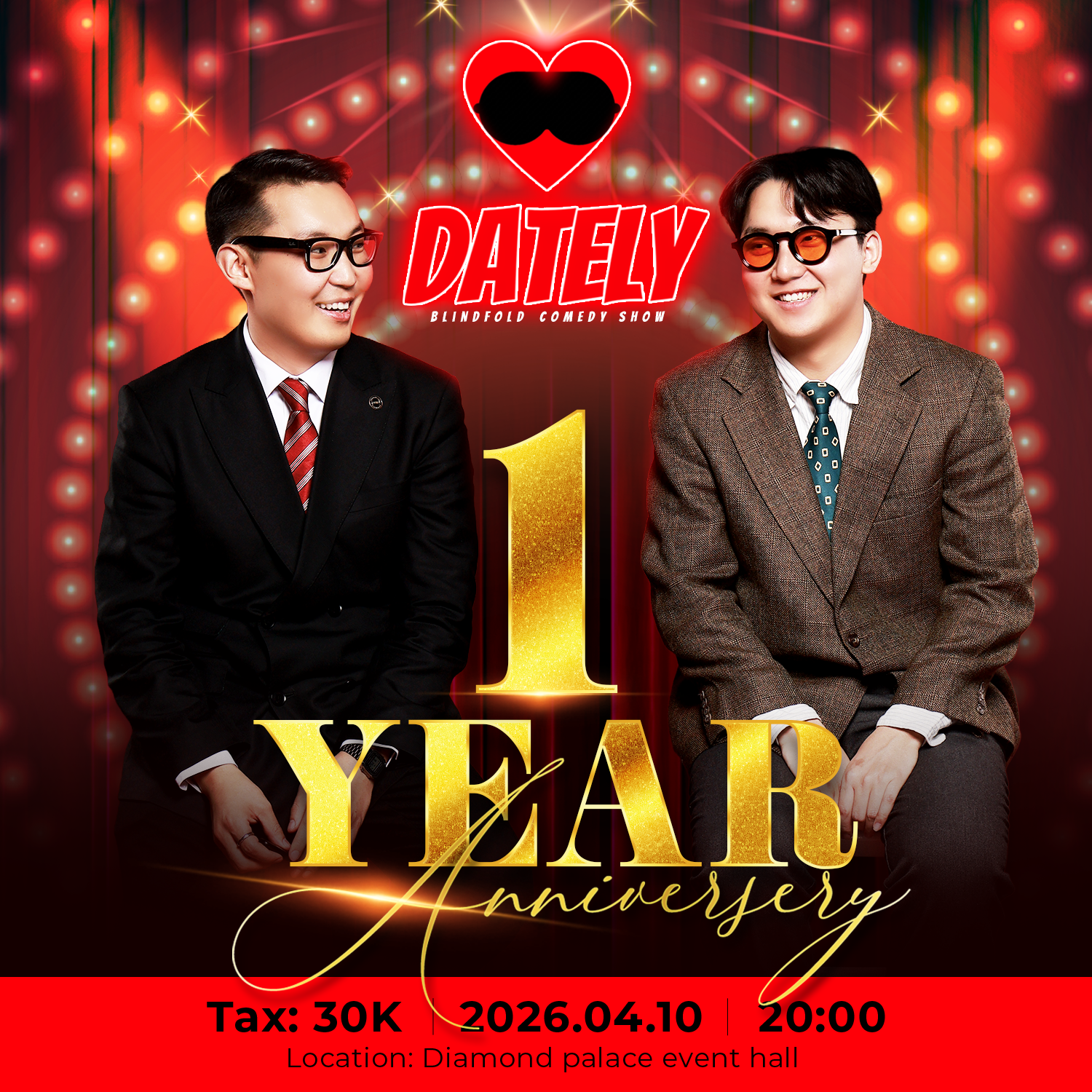 Dately 1 year anniversary show